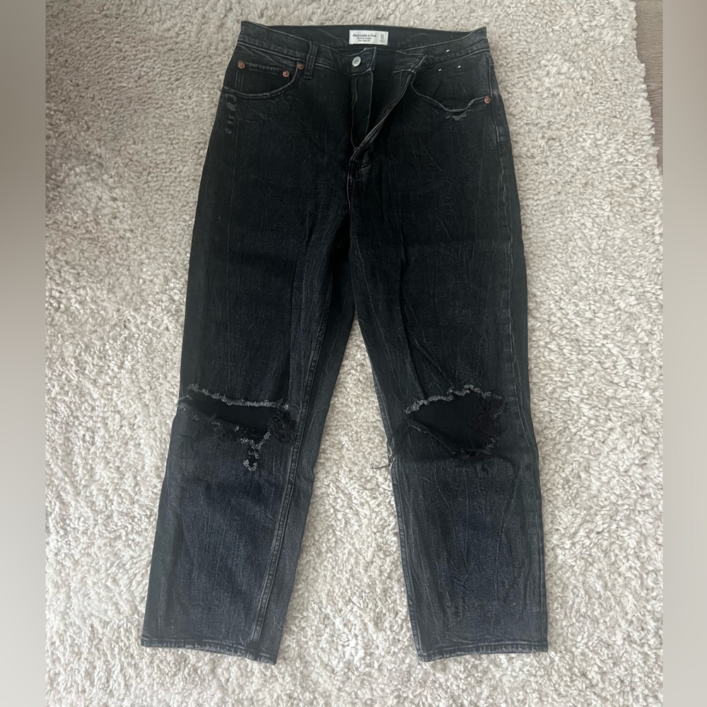 Abercrombie Curve Love Black Jeans